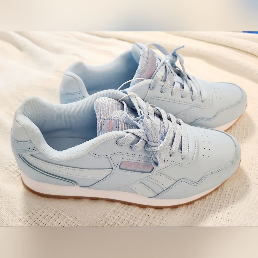 Reebok Women's Sneakers in Light Blue and White